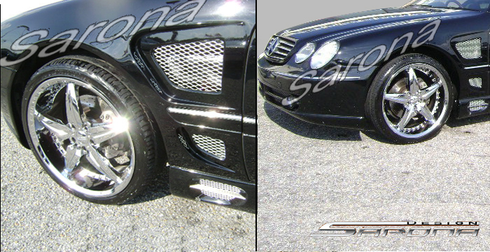 Custom Mercedes CL Fenders  Coupe (2000 - 2006) - $795.00 (Manufacturer Sarona, Part #MB-025-FD)